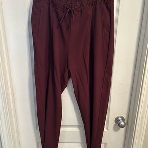 Old Navy Burgundy Billie Trousers